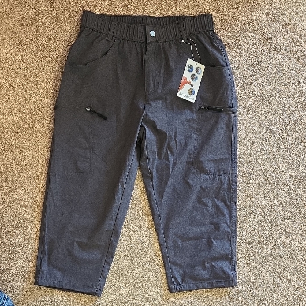 Kuenlun Top Gray Athletic Pants Size S, NWT
